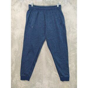 Under Armour Pants Men Medium Blue Heather Loose ColdGear Fleece Jogger Sweat